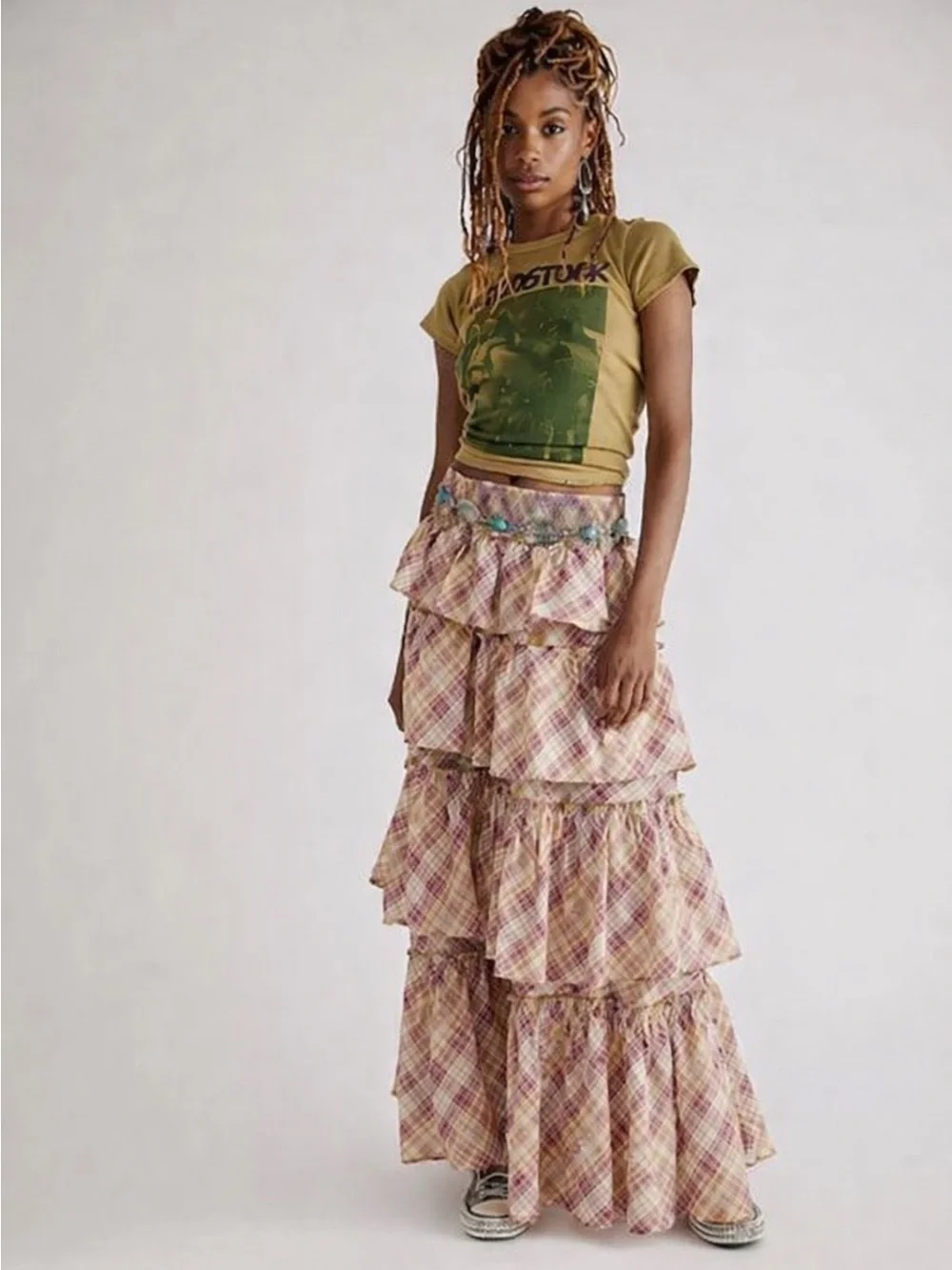 Free people maxi skirt